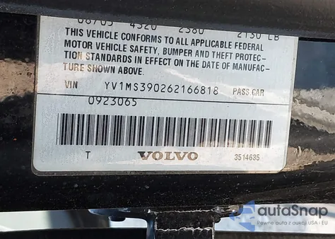 2006 Volvo S40 2.4I from USA, damaged, VIN YV1MS390262166818